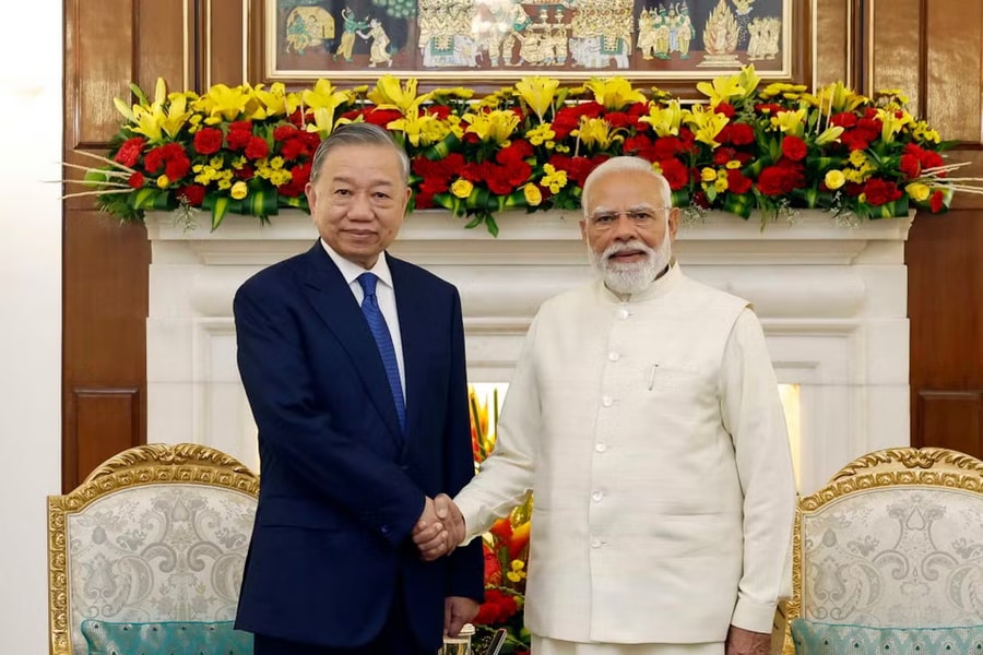 Tổng Bí thư, Chủ tịch nước Tô Lâm và Thủ tướng Ấn Độ Narendra Modi gặp hẹp