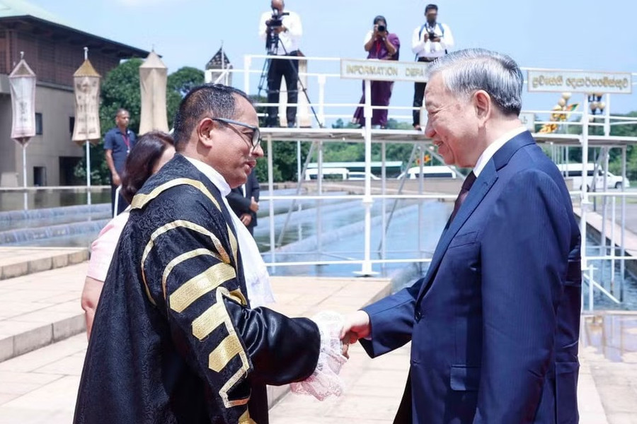 Tổng Bí thư, Chủ tịch nước Tô Lâm hội kiến Chủ tịch Quốc hội Sri Lanka