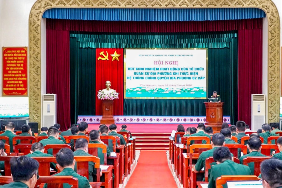 Thái Nguyên rút kinh nghiệm hoạt động của tổ chức quân sự địa phương