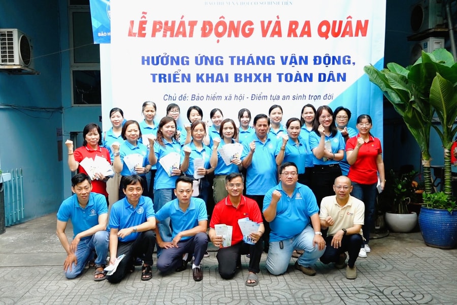 TP. Hồ Chí Minh: Ra quân hưởng ứng Tháng vận động triển khai BHXH toàn dân năm 2026