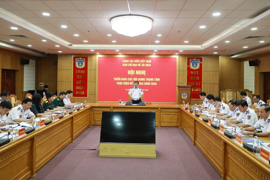 Cảnh sát biển Việt Nam triển khai các nội dung trọng tâm thực hiện Đề án 3934 năm 2026