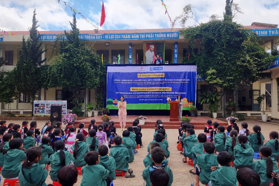 Khánh thành Khu bán trú học sinh tại trường PTDTBT Tiểu học Phăng Sô Lin
