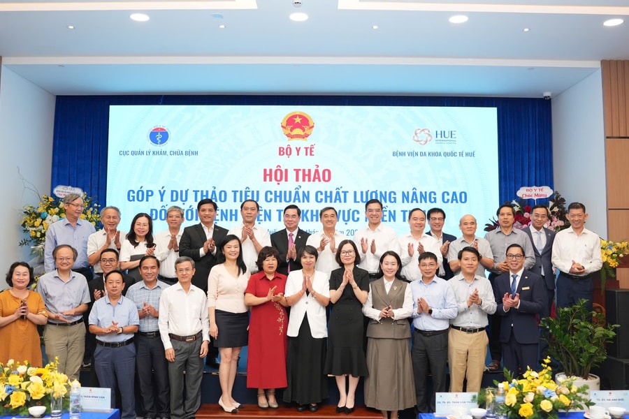 Bệnh viện Đa khoa Quốc tế Huế đăng cai Hội thảo góp ý Dự thảo Tiêu chuẩn chất lượng nâng cao đối với bệnh viện của Bộ Y tế