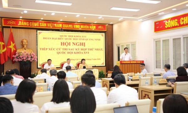 Đoàn ĐBQH tỉnh Quảng Ninh tiếp xúc cử tri sau Kỳ họp thứ nhất, Quốc hội khóa XVI