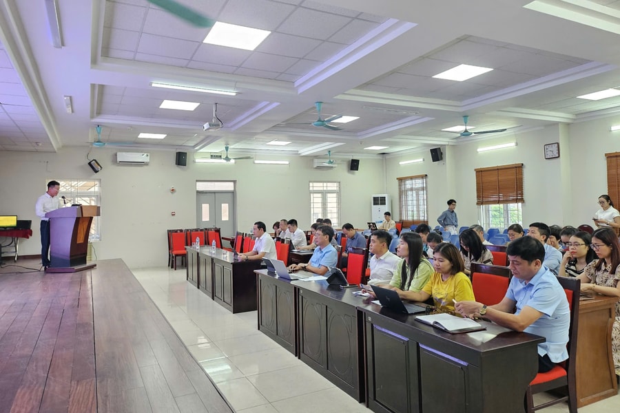 Phường Giảng Võ - Hà Nội tổ chức khóa đào tạo về dữ liệu dùng chung, xây dựng văn hóa số