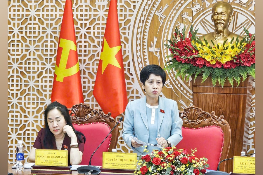 Đoàn công tác của Ủy ban Kinh tế và Tài chính làm việc với UBND tỉnh Lâm Đồng