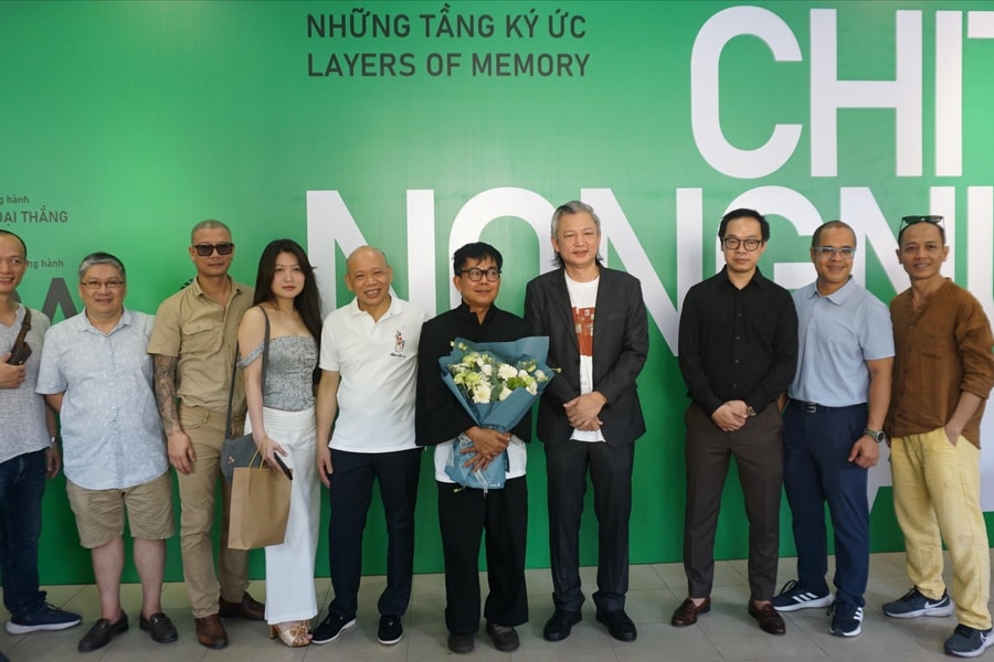 "Những tầng ký ức" của họa sĩ Thái Lan Vichit Nongnual