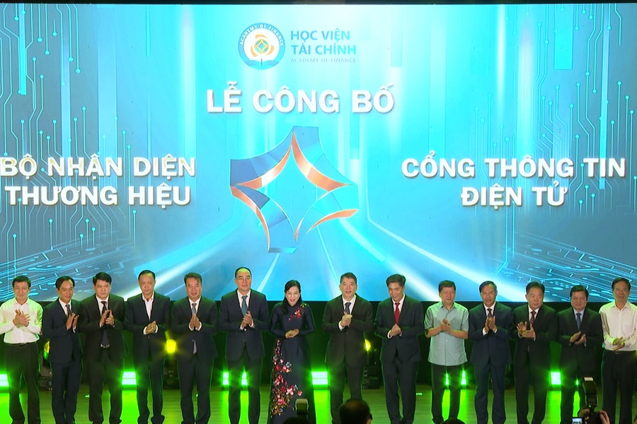 Học viện Tài chính công bố Bộ nhận diện thương hiệu và Cổng Thông tin điện tử mới