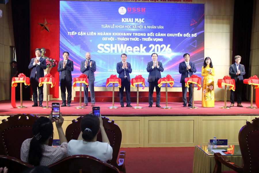 Khai mạc Tuần lễ Khoa học Xã hội và Nhân văn 2026: Lan tỏa tri thức, thúc đẩy đổi mới sáng tạo