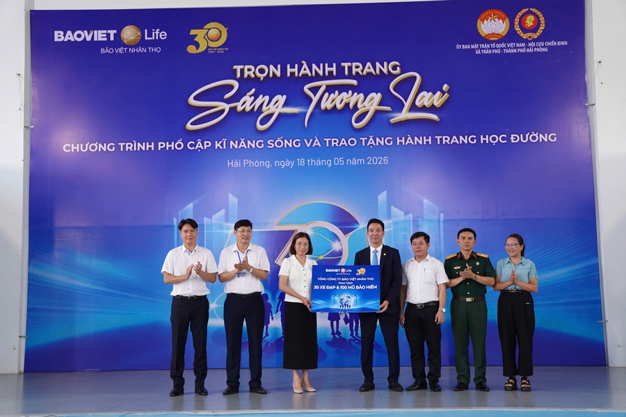 “Trọn hành trang, Sáng tương lai” - Bảo Việt Nhân thọ khởi động Chương trình An sinh giáo dục năm 2026, phổ cập kỹ năng sống và trao tặng hành trang học đường