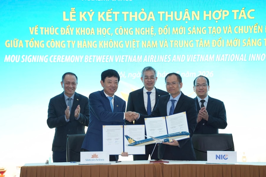 Vietnam Airlines hợp tác với NIC: Thúc đẩy khoa học, công nghệ, đổi mới sáng tạo và chuyển đổi số