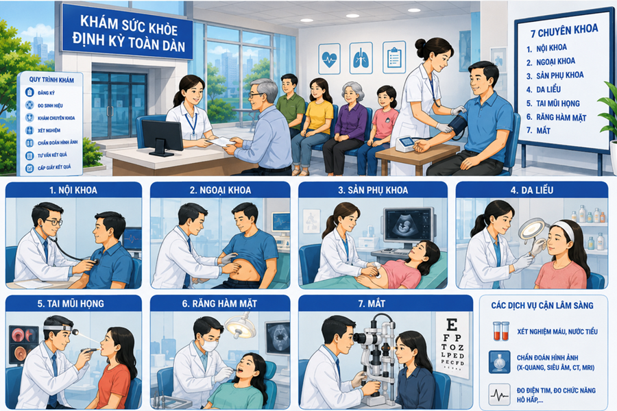 TP. Hồ Chí Minh: Huy động toàn bộ hệ thống y tế khám sức khỏe định kỳ cho gần 15 triệu dân