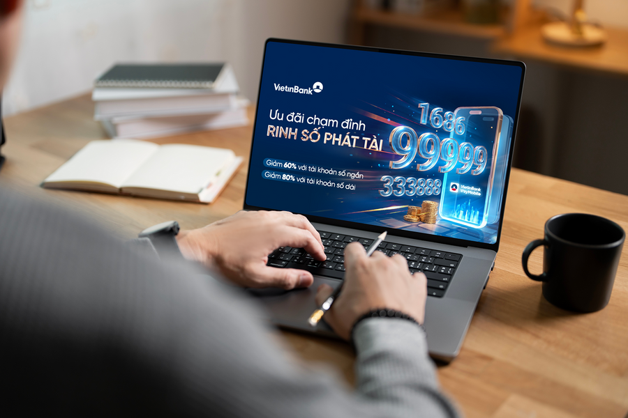Cơ hội sở hữu tài khoản số đẹp từ VietinBank