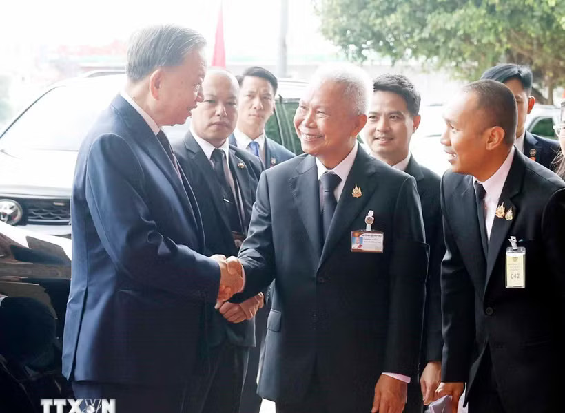 Tổng Bí thư, Chủ tịch nước Tô Lâm hội kiến Chủ tịch Quốc hội Thái Lan