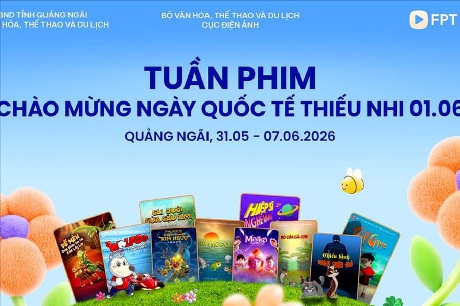 Tuần phim chào mừng Ngày Quốc tế thiếu nhi 1/6