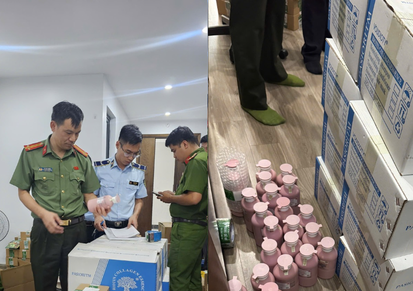 Hà Nội: Phát hiện số lượng lớn mỹ phẩm có dấu hiệu giả mạo nhãn hiệu