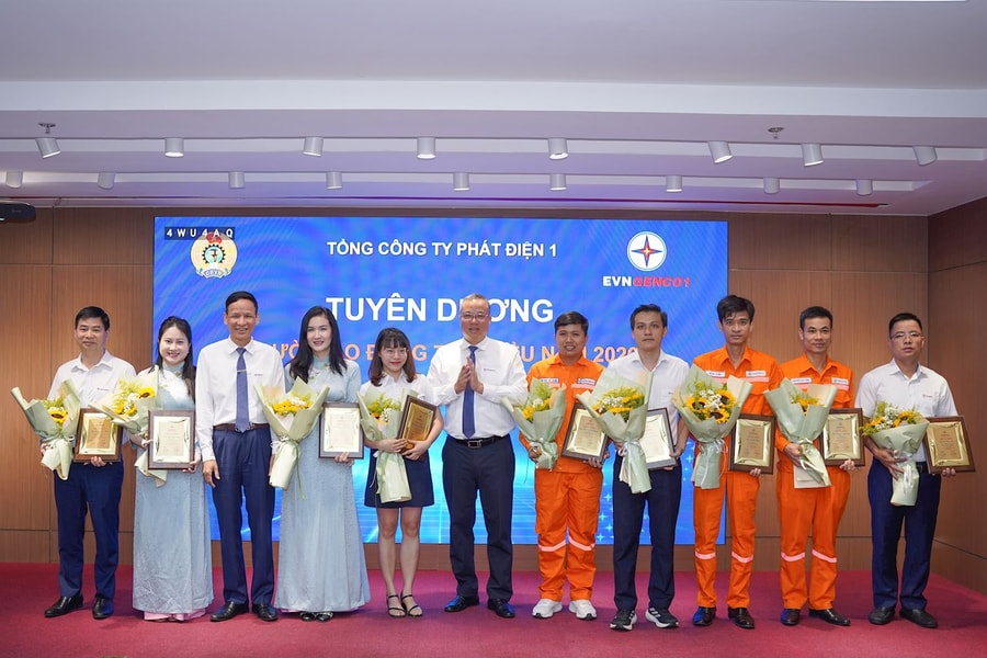 EVNGENCO1 biểu dương người lao động tiêu biểu và an toàn vệ sinh viên giỏi năm 2026
