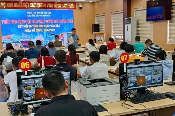 Thái Nguyên: Tổ chức các Phiên Giao dịch việc làm trực tuyến kết nối 6 tỉnh phía Bắc