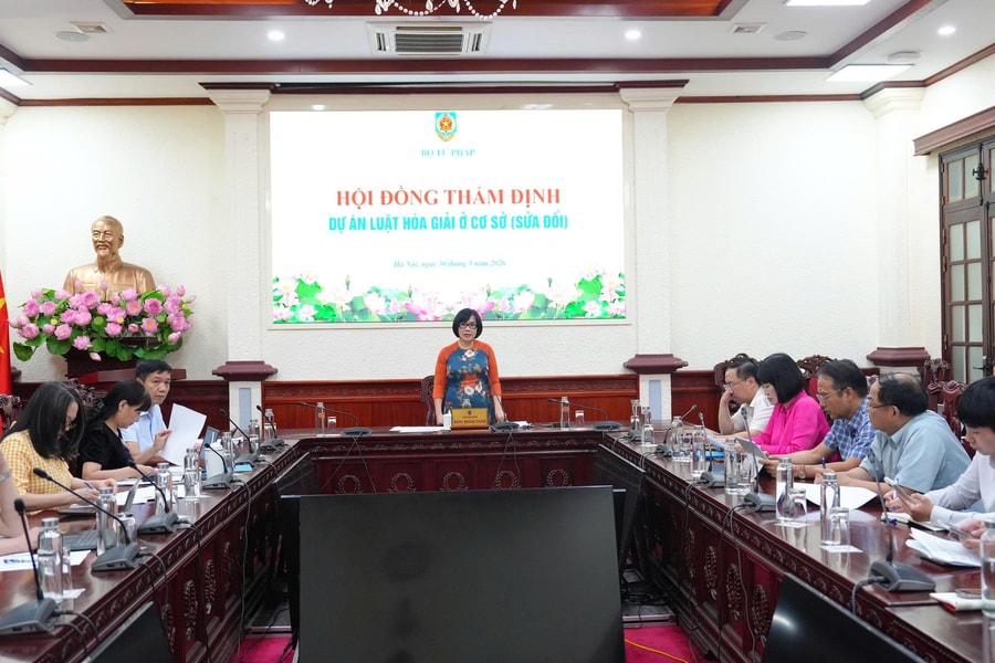 Thẩm định dự án Luật Hòa giải ở cơ sở (sửa đổi)