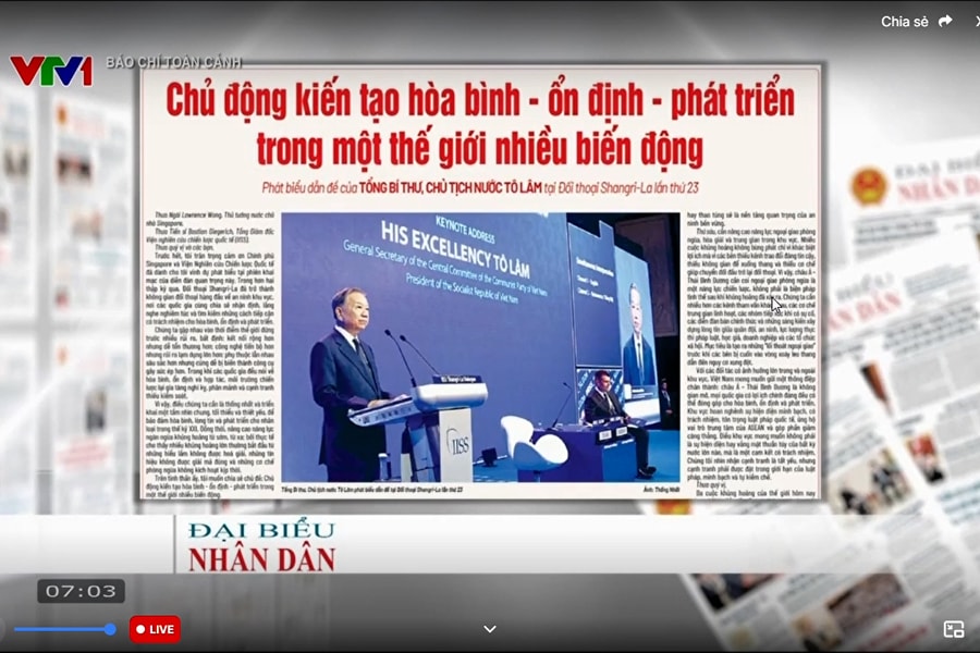 Báo chí toàn cảnh VTV1: Chủ động kiến tạo hòa bình - Ổn định - Phát triển trong một thế giới nhiều biến động