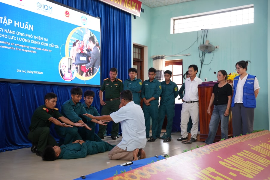 Tăng cường năng lực cho cộng đồng, sẵn sàng ứng phó với thiên tai