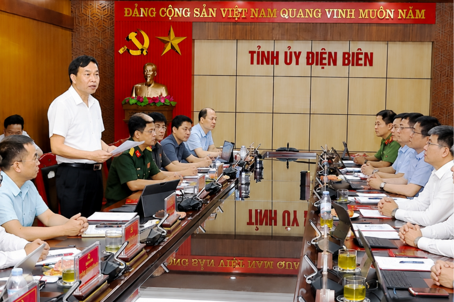 Thường trực Tỉnh ủy Điên Biên làm việc với Tổ giám sát cơ quan Ủy ban kiểm tra Trung ương