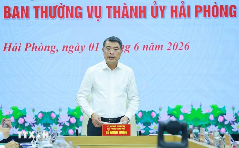 Thủ tướng Lê Minh Hưng: Hải Phòng phải đi đầu trong đổi mới mô hình tăng trưởng, chuyển đổi số