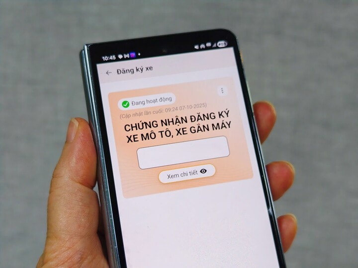 Từ ngày 8/6, dữ liệu đăng ký xe sẽ tích hợp trên VNeID và VNeTraffic