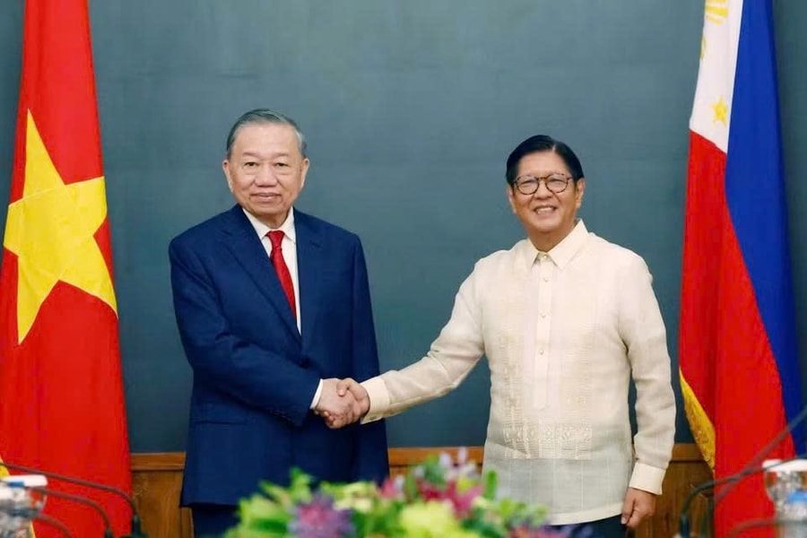 Tổng Bí thư, Chủ tịch nước Tô Lâm hội đàm với Tổng thống Philippines
