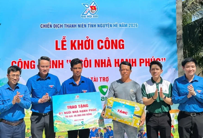 Tuổi trẻ Vietcombank đồng hành cùng Chiến dịch Thanh niên tình nguyện Hè 2026 tại An Giang