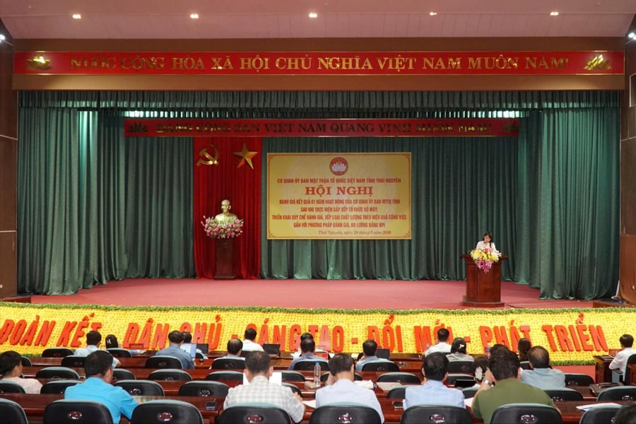 MTTQ Việt Nam tỉnh Thái Nguyên sau sáp nhập hoạt động hiệu lực, hiệu quả