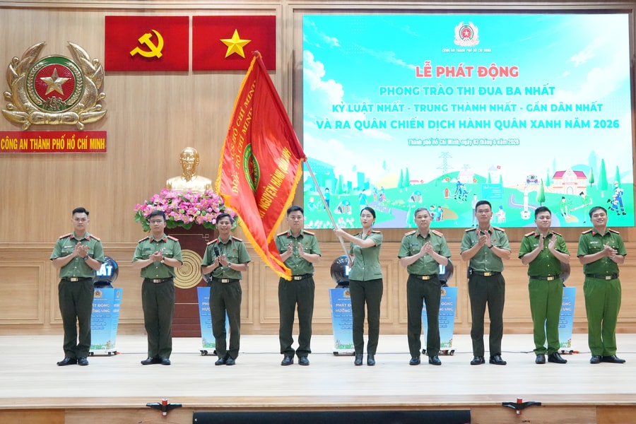 TP. Hồ Chí Minh: Tuổi trẻ Công an xung kích vì Nhân dân phục vụ