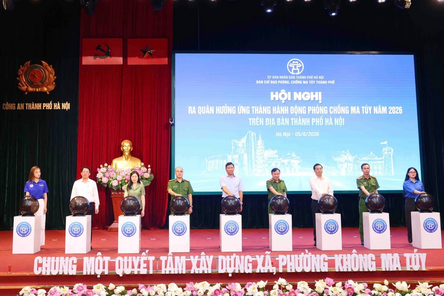Hà Nội chính thức phát động Tháng hành động phòng, chống ma túy năm 2026