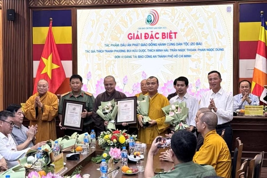 35 tác phẩm được trao Giải Báo chí Phật giáo năm 2025