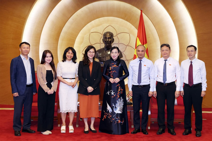 Chủ nhiệm Ủy ban Khoa học, Công nghệ và Môi trường Nguyễn Thanh Hải tiếp Đoàn đại biểu Trung tâm phát triển phần mềm Việt Nam thuộc Ngân hàng quốc gia Australia