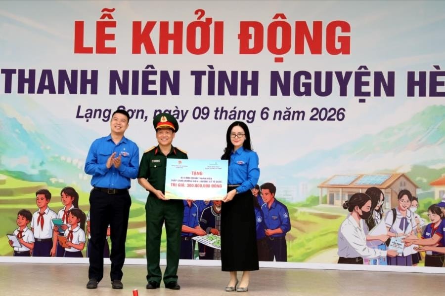 Tuổi trẻ Vietcombank hưởng ứng Chiến dịch Thanh niên tình nguyện hè 2026 tại Lạng Sơn