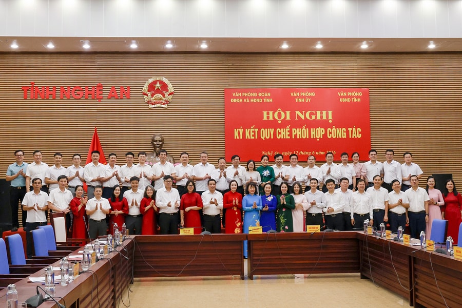 Nghệ An: Tăng cường phối hợp giữa các cơ quan tham mưu, giúp việc của tỉnh