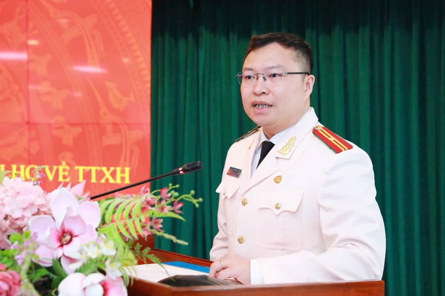 Thiếu tá Nguyễn Quốc Huy giữ chức Giám đốc Trung tâm Dữ liệu quốc gia về dân cư