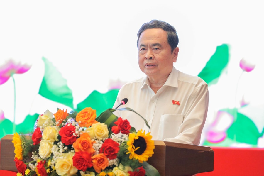 Chủ tịch Quốc hội Trần Thanh Mẫn: Xây dựng các cơ quan báo chí chuyên nghiệp, nhân văn, hiện đại, đẩy mạnh chuyển đổi số