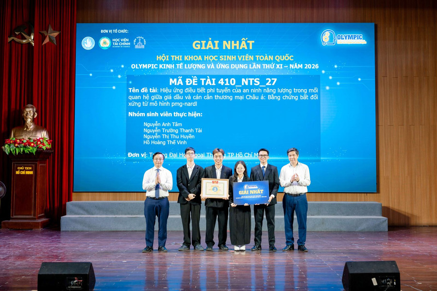 Olympic Kinh tế lượng và ứng dụng: Nghiên cứu khoa học sinh viên hướng tới các vấn đề quốc gia