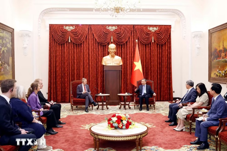 Tổng Bí thư, Chủ tịch nước Tô Lâm tiếp Đại sứ Đan Mạch chào từ biệt