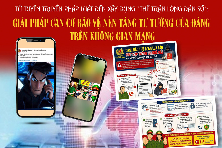 Từ tuyên truyền pháp luật đến xây dựng “thế trận lòng dân số”: Giải pháp căn cơ bảo vệ nền tảng tư tưởng của Đảng trên không gian mạng
