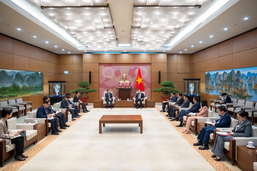 Chủ tịch Quốc hội Trần Thanh Mẫn tiếp Đại sứ Hàn Quốc