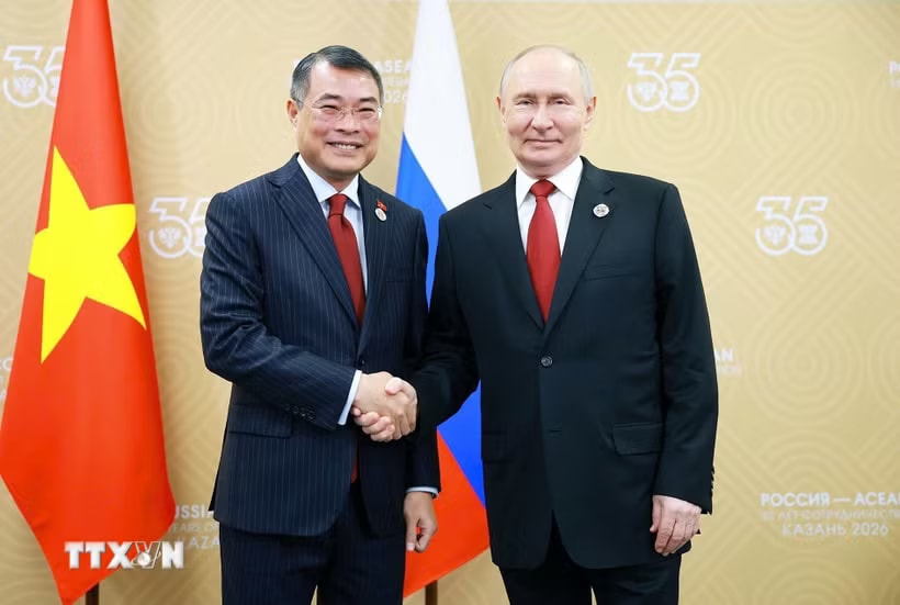 Thủ tướng Chính phủ Lê Minh Hưng hội kiến Tổng thống Nga Vladimir Putin