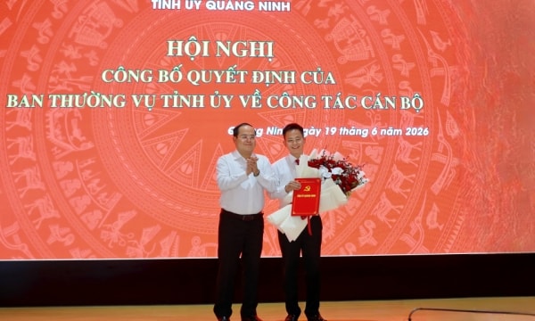 Quảng Ninh: Công bố quyết định về công tác cán bộ
