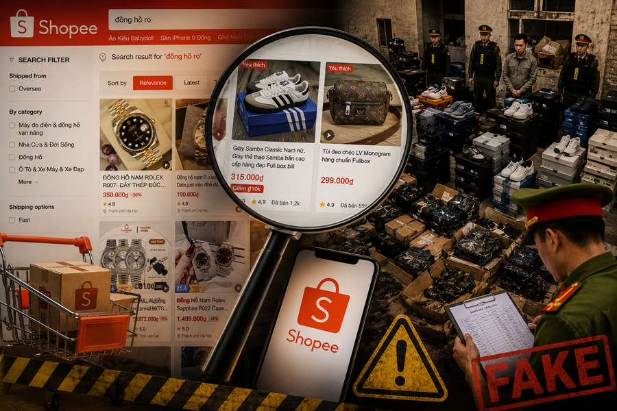 Giữa cao điểm truy quét hàng giả, hàng nhái: Vì sao các gian hàng "fake" vẫn ngang nhiên tồn tại trên Shopee?
