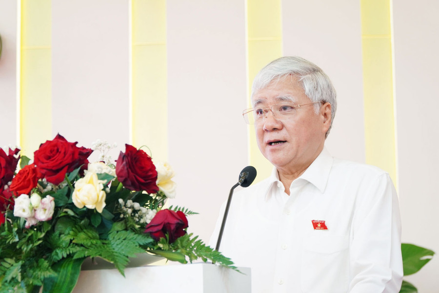 Phó Chủ tịch Thường trực Quốc hội Đỗ Văn Chiến dự hội nghị chia sẻ kinh nghiệm hoạt động cho ĐBQH người dân tộc thiểu số