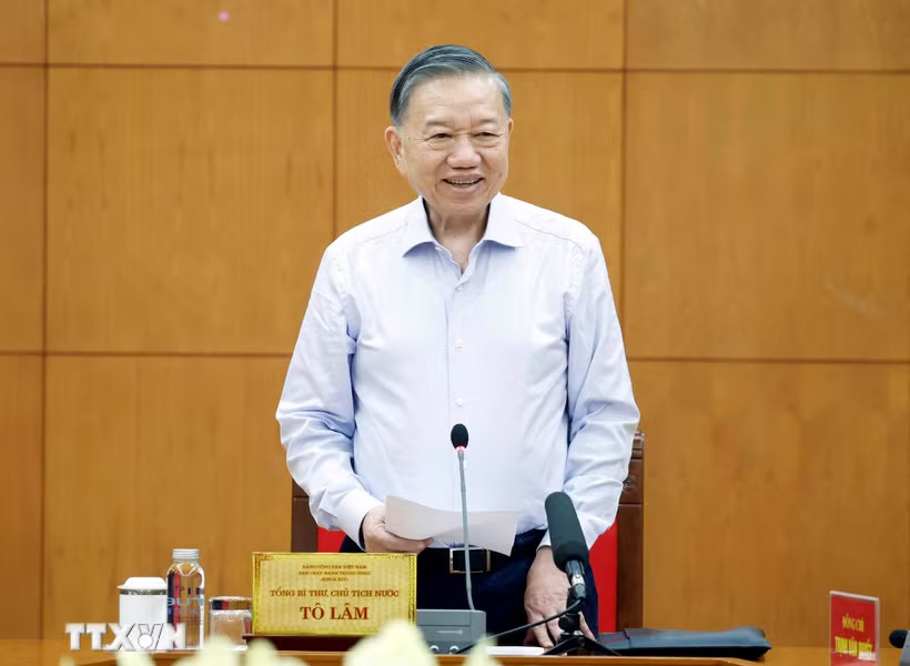 Tổng Bí thư, Chủ tịch nước Tô Lâm: Tạo nền căn bản để chuyển từ ứng phó thiên tai sang quản trị rủi ro thiên tai