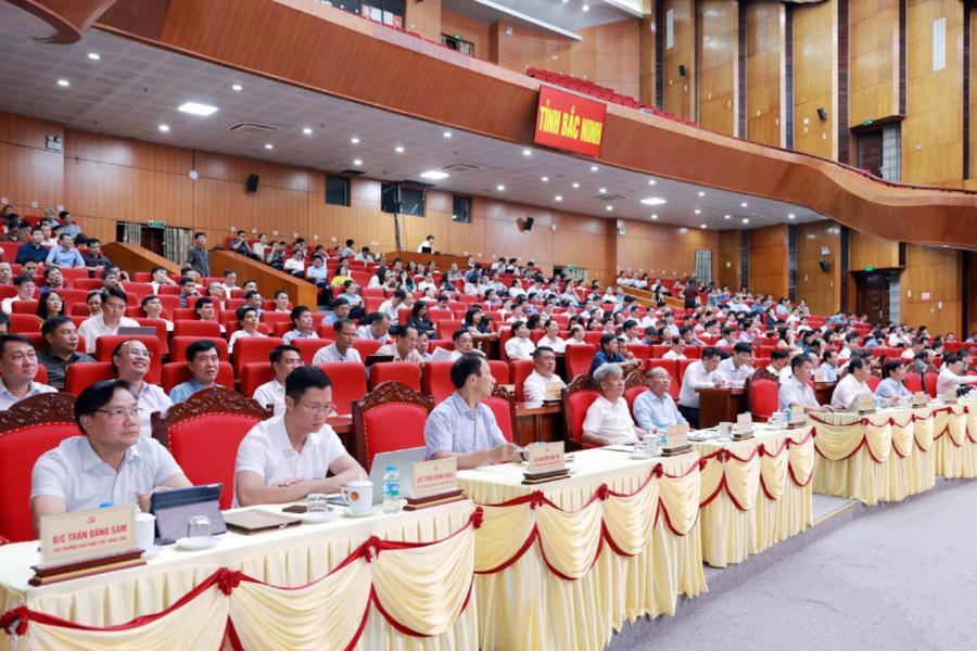 Bắc Ninh: 5.887 điểm cầu dự hội nghị quán triệt Nghị quyết số 10-NQ/TW về phát triển kinh tế có vốn đầu tư nước ngoài