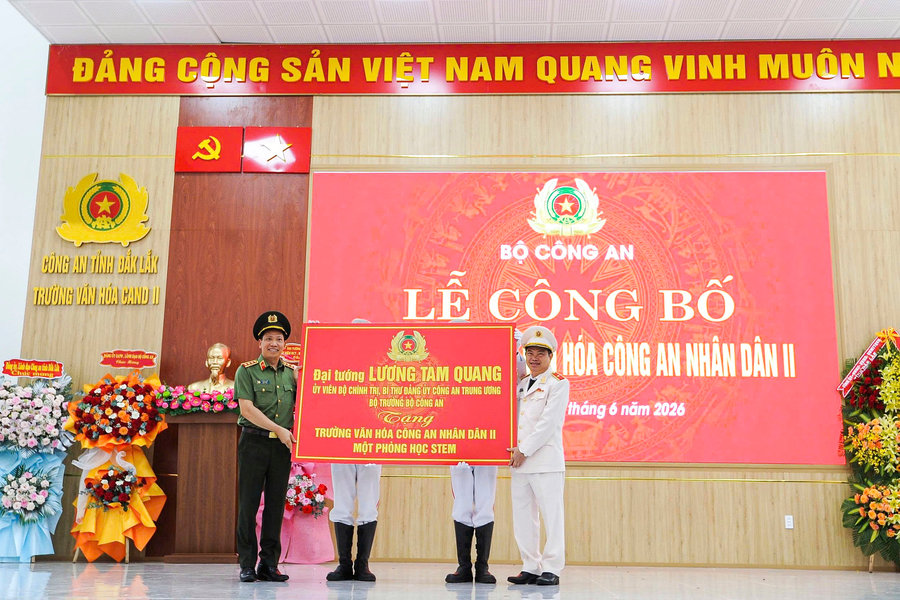 Thành lập Trường Văn hóa Công an nhân dân II tại Đắk Lắk: Bước đi chiến lược trong đào tạo nhân lực